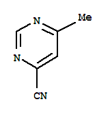 4-Pyrimidinecarbonitrile, 6-methyl-(8ci,9ci)Structure,28840-41-7Structure 4-Pyrimidinecarbonitrile, 6-methyl-(8ci,9ci) Structure,28840-41-7Structure