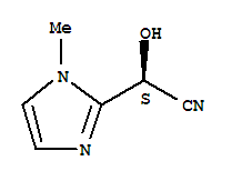 1H-imidazole-2-acetonitrile,alpha-hydroxy-1-methyl-,(alphas)-(9ci) Structure,290374-51-5Structure