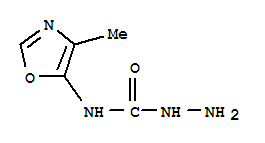 Hydrazinecarboxamide, n-(4-methyl-5-oxazolyl)-Structure,2917-35-3Structure Hydrazinecarboxamide, n-(4-methyl-5-oxazolyl)- Structure,2917-35-3Structure