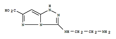 3-[(2-氨基乙基)氨基]-1H-吡唑并[5,1-c]-1,2,4-噻唑-6-羧酸結構式_298699-41-9結構式