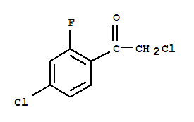 Ethanone, 2-chloro-1-(4-chloro-2-fluorophenyl)-(9ci)Structure,299411-67-9Structure Ethanone, 2-chloro-1-(4-chloro-2-fluorophenyl)-(9ci) Structure,299411-67-9Structure