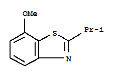 (9ci)-7-甲氧基-2-(1-甲基乙基)-苯并噻唑結(jié)構(gòu)式_300706-26-7結(jié)構(gòu)式