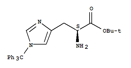 Nim-trityl-l-histidine tert-butyl ester hydrochlorideStructure,304698-96-2Structure Nim-trityl-l-histidine tert-butyl ester hydrochloride Structure,304698-96-2Structure