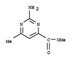 4-Pyrimidinecarboxylicacid,2-amino-6-methyl-,methylester(9ci)Structure,304868-33-5Structure 4-Pyrimidinecarboxylicacid,2-amino-6-methyl-,methylester(9ci) Structure,304868-33-5Structure