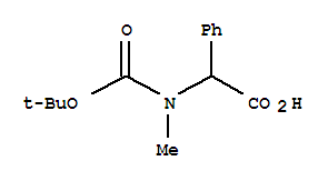 Boc-n-me-dl-phg-oh Structure,30925-08-7Structure