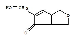 (9ci)-1,3,3a,6a-四氫-5-(羥基甲基)-4H-環(huán)戊并[c]呋喃-4-酮結(jié)構(gòu)式_312584-03-5結(jié)構(gòu)式