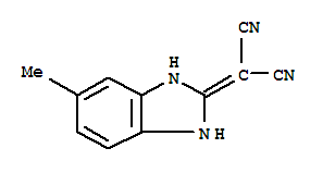 Propanedinitrile, (1,3-dihydro-5-methyl-2h-benzimidazol-2-ylidene)-(9ci)Structure,313221-26-0Structure Propanedinitrile, (1,3-dihydro-5-methyl-2h-benzimidazol-2-ylidene)-(9ci) Structure,313221-26-0Structure