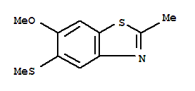 (9ci)-6-甲氧基-2-甲基-5-(甲基硫代)-苯并噻唑結(jié)構(gòu)式_313367-26-9結(jié)構(gòu)式