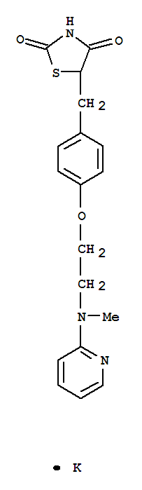 Rosiglitazone potassium saltStructure,316371-84-3Structure Rosiglitazone potassium salt Structure,316371-84-3Structure
