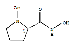 2-Pyrrolidinecarboxamide,1-acetyl-n-hydroxy-,(s)-(9ci)Structure,31982-74-8Structure 2-Pyrrolidinecarboxamide,1-acetyl-n-hydroxy-,(s)-(9ci) Structure,31982-74-8Structure