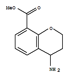 (+)-(9ci)-4-氨基-3,4-二氫-2H-1-苯并吡喃-8-羧酸甲酯結(jié)構(gòu)式_325153-02-4結(jié)構(gòu)式