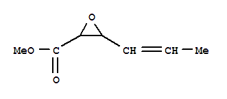 (9ci)-3-(1-丙烯基)-環(huán)氧乙烷羧酸甲酯結構式_326908-30-9結構式