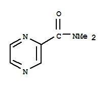 2-Pyrazinecarboxamide, n,n-dimethyl-Structure,32743-27-4Structure 2-Pyrazinecarboxamide, n,n-dimethyl- Structure,32743-27-4Structure