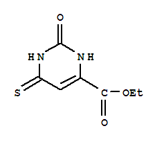 4-Pyrimidinecarboxylicacid,1,2,3,6-tetrahydro-2-oxo-6-thioxo-,ethylester(9ci)Structure,332025-18-0Structure 4-Pyrimidinecarboxylicacid,1,2,3,6-tetrahydro-2-oxo-6-thioxo-,ethylester(9ci) Structure,332025-18-0Structure