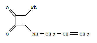 3-Cyclobutene-1,2-dione,3-phenyl-4-(2-propenylamino)-(9ci)Structure,334992-66-4Structure 3-Cyclobutene-1,2-dione,3-phenyl-4-(2-propenylamino)-(9ci) Structure,334992-66-4Structure