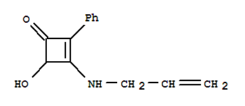 2-Cyclobuten-1-one,4-hydroxy-2-phenyl-3-(2-propenylamino)-(9ci)Structure,334992-78-8Structure 2-Cyclobuten-1-one,4-hydroxy-2-phenyl-3-(2-propenylamino)-(9ci) Structure,334992-78-8Structure