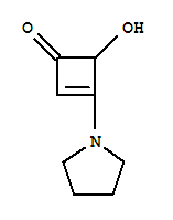2-Cyclobuten-1-one,4-hydroxy-3-(1-pyrrolidinyl)-(9ci)Structure,334992-90-4Structure 2-Cyclobuten-1-one,4-hydroxy-3-(1-pyrrolidinyl)-(9ci) Structure,334992-90-4Structure