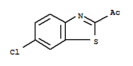 (9ci)-1-(6-氯-2-苯并噻唑)-乙酮結(jié)構(gòu)式_33509-76-1結(jié)構(gòu)式