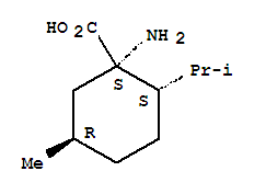 Cyclohexanecarboxylic acid,1-amino-5-methyl-2-(1-methylethyl)-,(1s,2s,5r)-Structure,336100-66-4Structure Cyclohexanecarboxylic acid,1-amino-5-methyl-2-(1-methylethyl)-,(1s,2s,5r)- Structure,336100-66-4Structure