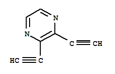 Pyrazine,2,3-diethynyl-(9ci)Structure,336106-81-1Structure Pyrazine,2,3-diethynyl-(9ci) Structure,336106-81-1Structure