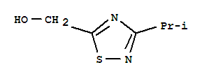1,2,4-Thiadiazole-5-methanol ,3-(1-methylethyl)-(9ci)Structure,337904-88-8Structure 1,2,4-Thiadiazole-5-methanol ,3-(1-methylethyl)-(9ci) Structure,337904-88-8Structure