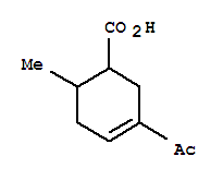 3-Cyclohexene-1-carboxylic acid, 3-acetyl-6-methyl-(8ci)Structure,33844-91-6Structure 3-Cyclohexene-1-carboxylic acid, 3-acetyl-6-methyl-(8ci) Structure,33844-91-6Structure