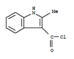 2-Methyl-1h-indole-3-carbonyl chlorideStructure,342411-94-3Structure 2-Methyl-1h-indole-3-carbonyl chloride Structure,342411-94-3Structure