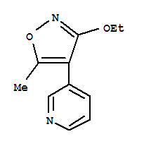 Pyridine,3-(3-ethoxy-5-methyl-4-isoxazolyl)-(9ci)Structure,342424-91-3Structure Pyridine,3-(3-ethoxy-5-methyl-4-isoxazolyl)-(9ci) Structure,342424-91-3Structure