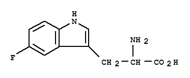 Tryptophan, 5-fluoro-Structure,343-91-9Structure Tryptophan, 5-fluoro- Structure,343-91-9Structure