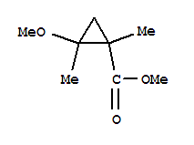 Cyclopropanecarboxylic acid,2-methoxy-1,2-dimethyl-,methyl ester (9ci)Structure,344355-06-2Structure Cyclopropanecarboxylic acid,2-methoxy-1,2-dimethyl-,methyl ester (9ci) Structure,344355-06-2Structure