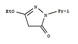 3H-pyrazol-3-one,5-ethoxy-2,4-dihydro-2-(1-methylethyl)-(9ci)Structure,344361-24-6Structure 3H-pyrazol-3-one,5-ethoxy-2,4-dihydro-2-(1-methylethyl)-(9ci) Structure,344361-24-6Structure