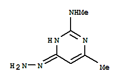 4(1H)-pyrimidinone,6-methyl-2-(methylamino)-,hydrazone(9ci)Structure,344367-26-6Structure 4(1H)-pyrimidinone,6-methyl-2-(methylamino)-,hydrazone(9ci) Structure,344367-26-6Structure