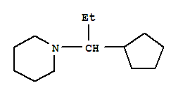 Piperidine,1-(1-cyclopentylpropyl)-(9ci)Structure,344396-09-4Structure Piperidine,1-(1-cyclopentylpropyl)-(9ci) Structure,344396-09-4Structure