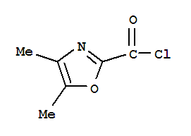 2-Oxazolecarbonyl chloride,4,5-dimethyl-(9ci)Structure,344399-17-3Structure 2-Oxazolecarbonyl chloride,4,5-dimethyl-(9ci) Structure,344399-17-3Structure