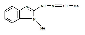 Acetaldehyde,(1-methyl-1h-benzimidazol-2-yl)hydrazone (9ci)Structure,344416-96-2Structure Acetaldehyde,(1-methyl-1h-benzimidazol-2-yl)hydrazone (9ci) Structure,344416-96-2Structure