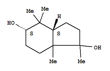 (3ar,5r)-rel-(9ci)-八氫-1,4,4,7a-四甲基-1H-茚-1,5-二醇結(jié)構(gòu)式_344942-25-2結(jié)構(gòu)式