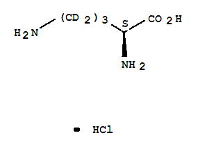 L-鳥氨酸鹽酸鹽-D7結(jié)構(gòu)式_347841-40-1結(jié)構(gòu)式