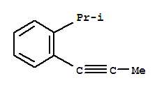 Benzene,1-(1-methylethyl)-2-(1-propynyl)-(9ci)Structure,350695-83-9Structure Benzene,1-(1-methylethyl)-2-(1-propynyl)-(9ci) Structure,350695-83-9Structure