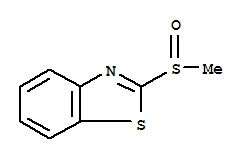 (7ci,8ci,9ci)-2-(甲基亞磺?；?-苯并噻唑結(jié)構(gòu)式_3507-54-8結(jié)構(gòu)式