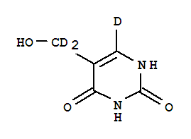 5-(Hydroxymethyl-d2)uracil-6-d1Structure,352438-73-4Structure 5-(Hydroxymethyl-d2)uracil-6-d1 Structure,352438-73-4Structure