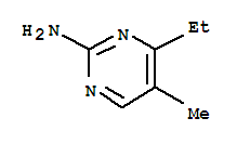 2-Pyrimidinamine, 4-ethyl-5-methyl-(9ci)Structure,35733-54-1Structure 2-Pyrimidinamine, 4-ethyl-5-methyl-(9ci) Structure,35733-54-1Structure