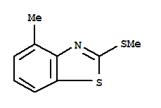 (7ci,8ci,9ci-4-甲基-2-(甲基硫代)-苯并噻唑結(jié)構(gòu)式_3622-20-6結(jié)構(gòu)式