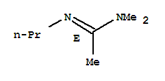 Ethanimidamide,n,n-dimethyl-n-propyl-,(1e)-(9ci) Structure,365450-85-7Structure