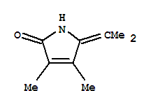(9ci)-1,5-二氫-3,4-二甲基-5-(1-甲基亞乙基)-2H-吡咯-2-酮結(jié)構(gòu)式_37012-27-4結(jié)構(gòu)式
