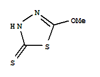 1,3,4-Thiadiazole-2(3h)-thione, 5-methoxy-Structure,37158-90-0Structure 1,3,4-Thiadiazole-2(3h)-thione, 5-methoxy- Structure,37158-90-0Structure