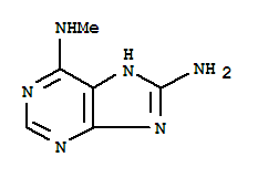 1H-purine-6,8-diamine,n6-methyl-(9ci)Structure,374706-53-3Structure 1H-purine-6,8-diamine,n6-methyl-(9ci) Structure,374706-53-3Structure