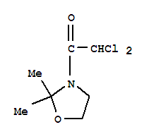 (9ci)-3-(二氯乙?；?-2,2-二甲基-噁唑啉結(jié)構(gòu)式_39089-45-7結(jié)構(gòu)式