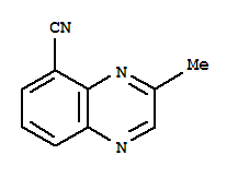 5-Quinoxalinecarbonitrile,3-methyl-(9ci)Structure,397324-04-8Structure 5-Quinoxalinecarbonitrile,3-methyl-(9ci) Structure,397324-04-8Structure