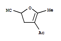 (9ci)-4-乙?；?2,3-二氫-5-甲基-2-呋喃甲腈結(jié)構(gòu)式_39822-46-3結(jié)構(gòu)式