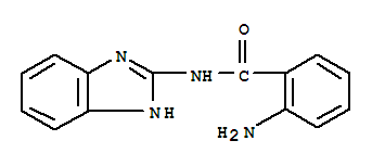 (9ci)-2-氨基-n-1H-苯并咪唑-2-基-苯甲酰胺結(jié)構(gòu)式_401588-96-3結(jié)構(gòu)式